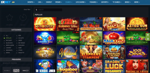 Popular slots at 1xbet casino online