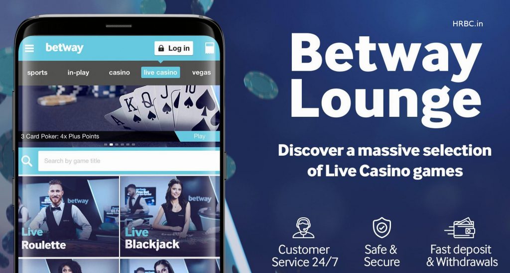 Betway Casino live for mobile